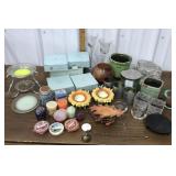 Candles & holders *some partylite