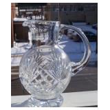 Vintage POLONIA Lead Crystal Cut Glass Ball