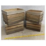 4 Wooden Crates