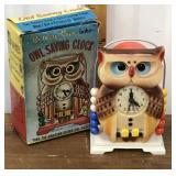 Owl saving clock w/ original box