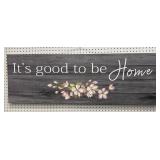 LARGE!!!! canvas Home print sign approx. 16x47