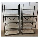 2 Tin Shelves 75x36x18