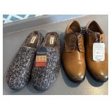 Brand New/Tags size 11 slippers, and dress shoes