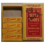Vintage Barbers Edge Edw. Weck & Son Sextoblade