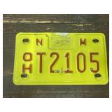 Motorcycle plate