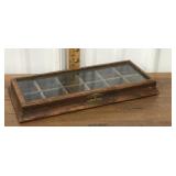 Early wood display case