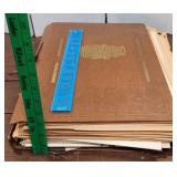 Huge artist portfolio/scrapbook from Candor