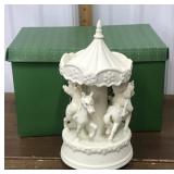Snowbabies Christmas Carousel Music Box 796015 w/
