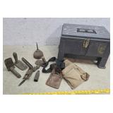 Step toolbox, tool belt, etc