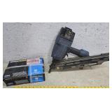 Framing nailer with nails