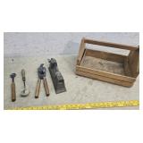 Press, ladles, mold