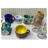 Fireking, dog, Olympic and other mugs