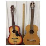 2 guitars - 1 marked Raven