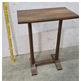 Walnut end stand $ donated to candor food pantry