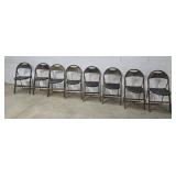 8 Folding Chairs