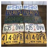 License plate sets ï¿½ Ohio, New York