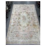 Floral rug approx. 61x98 *needs cleaning some