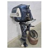 Evinrude boat motor with tank