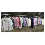 Shirts, dresses, jackets