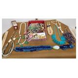 Costume jewelry necklaces earrings etc