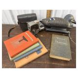 Duck decoy, religious books, Keystone Capri 8mm