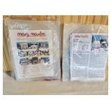 Vintage Mary Maxim Needlepoint Plastic Kits. NOS