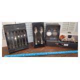 New flatware, Mikasa, Studio Crystal, etc... orig