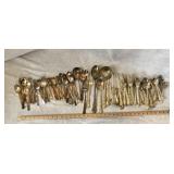 Silverplated flatware- over 100 pieces