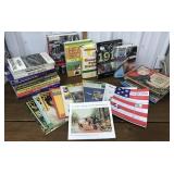 Books, magazines- World War II, football,