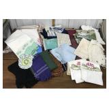 Curtains, pillow cases, table runners, doilies,