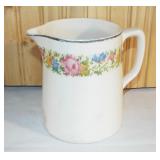 Harker Pottery Floral Rose Stitch Pitcher.