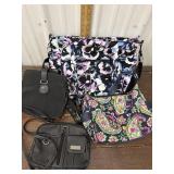 4 purses - 1 Vera Bradley *not authenticated