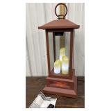 Duraflame lantern with infrared heat - colors