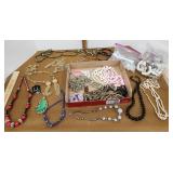 Costume jewelry necklaces earrings bracelets
