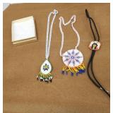 Beaded necklaces