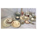 Plates, bowls, glasses, mugs, etc...