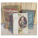 Antique Book Lot-Some Fade, Wear, Musty Smell.