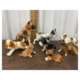 8 Dog Figures