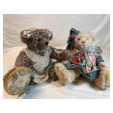 2 12ï¿½ bears (fully jointed) The one holding the