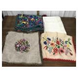 Baby blanket, pillow covers *not perfect