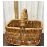 Large Wicker rattan gathering basket