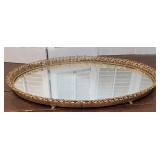 Large beautiful mirrored dresser / perfume try