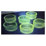 Set 6 glow glass salts - 1 small flake