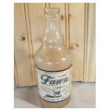 Elmira NY glass "Fawn" Beverage Bottle