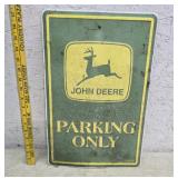 John Deere aluminum sign