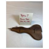 Antique Rug hooking shuttle - Ross Pat Dec. 27,