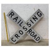 Railroad crossing sign