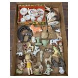 Box lil junqueï¿½ porcelain figures,  mini tea set