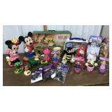 Mickey & Minnie Mouse banks, solar toys, Beanie