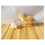 Early Hand Made Stuffed Animals (chick & mouse)